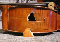 Damaged Cello Rib